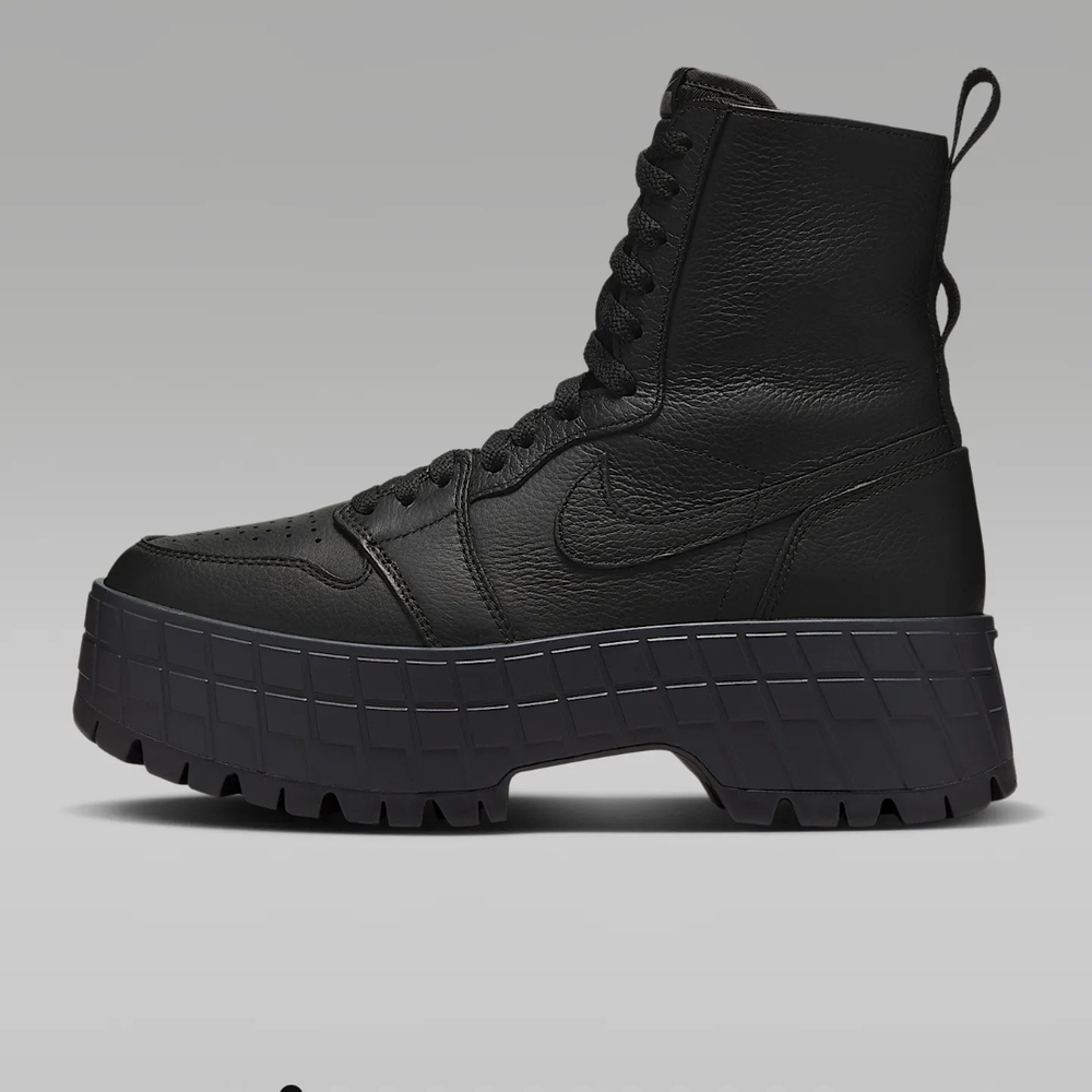 Jordan Black Combat & Moto Boots